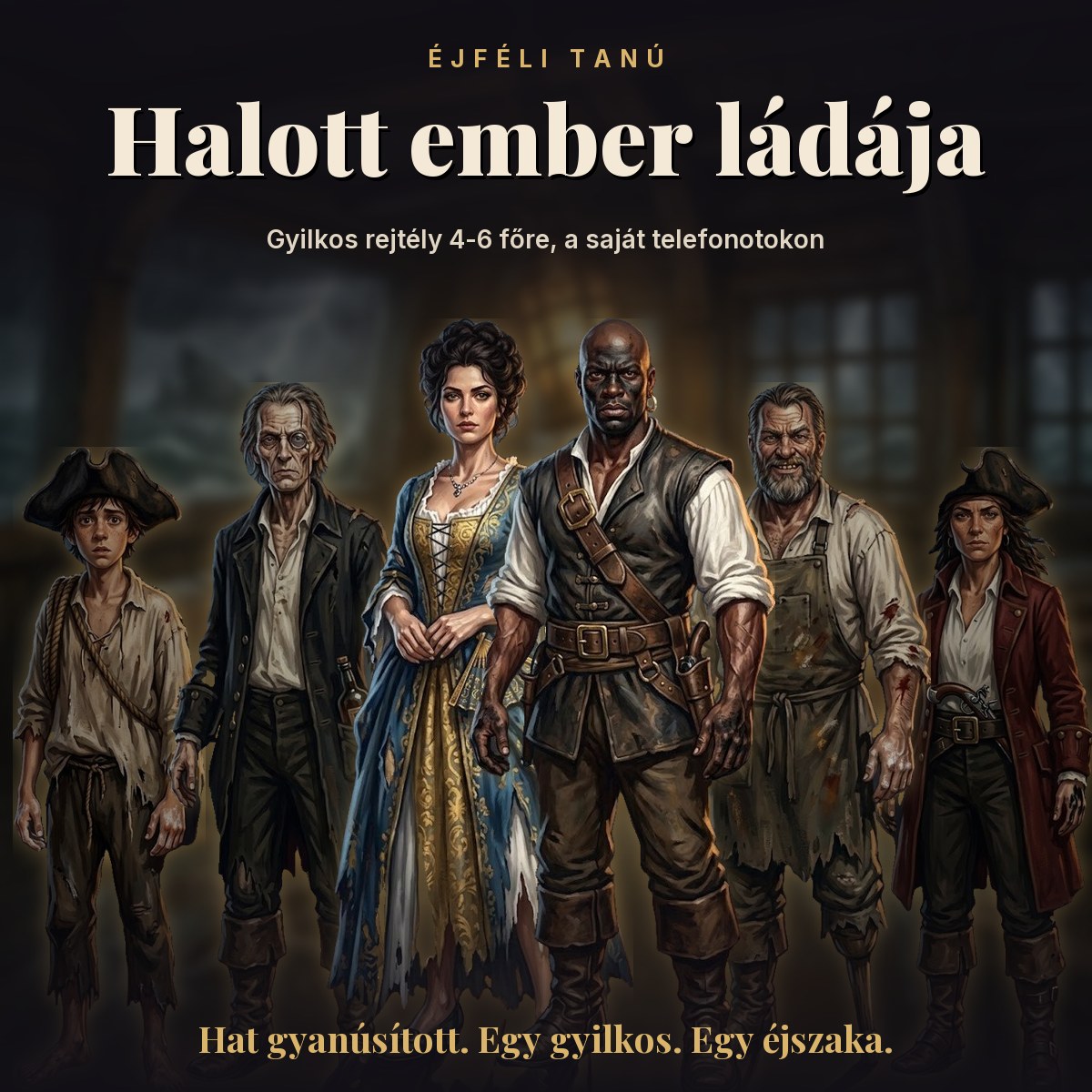 Halott ember ládája: a gyanúsítottak